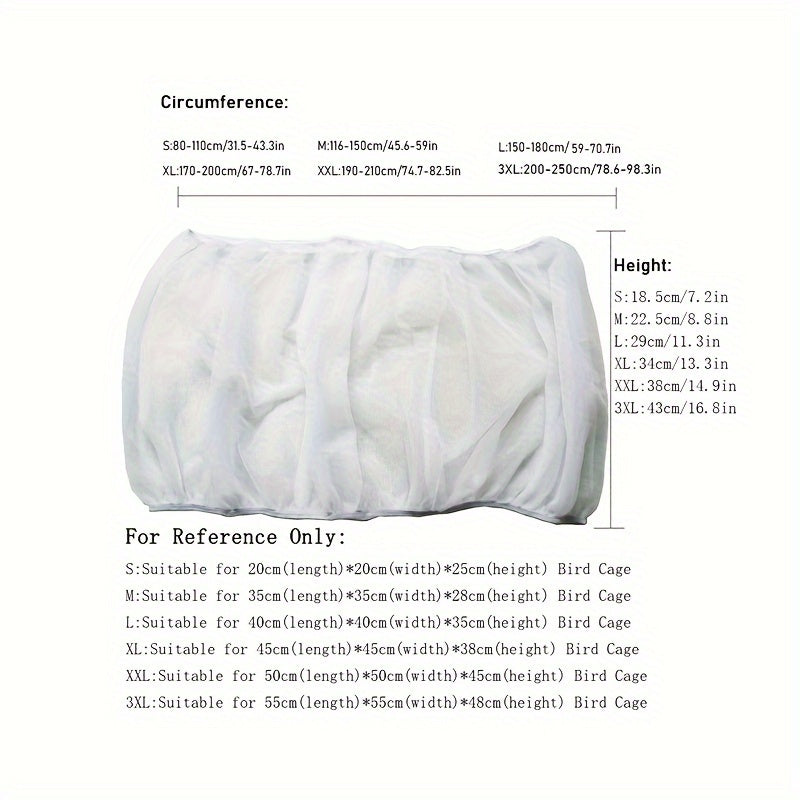 Soft Mesh Bird Cage Cover